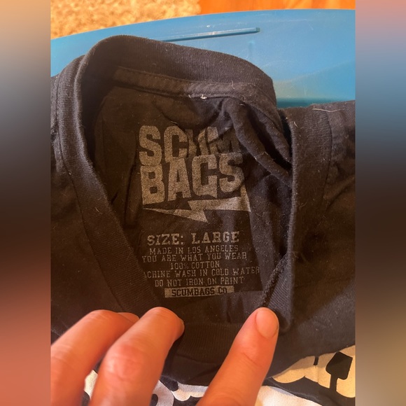 Scumbags Short Sleeve Shirt Size Large - Picture 3 of 4